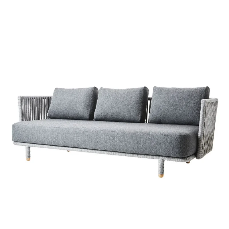 3 seater outdoor sofa modern design durable weatherproof