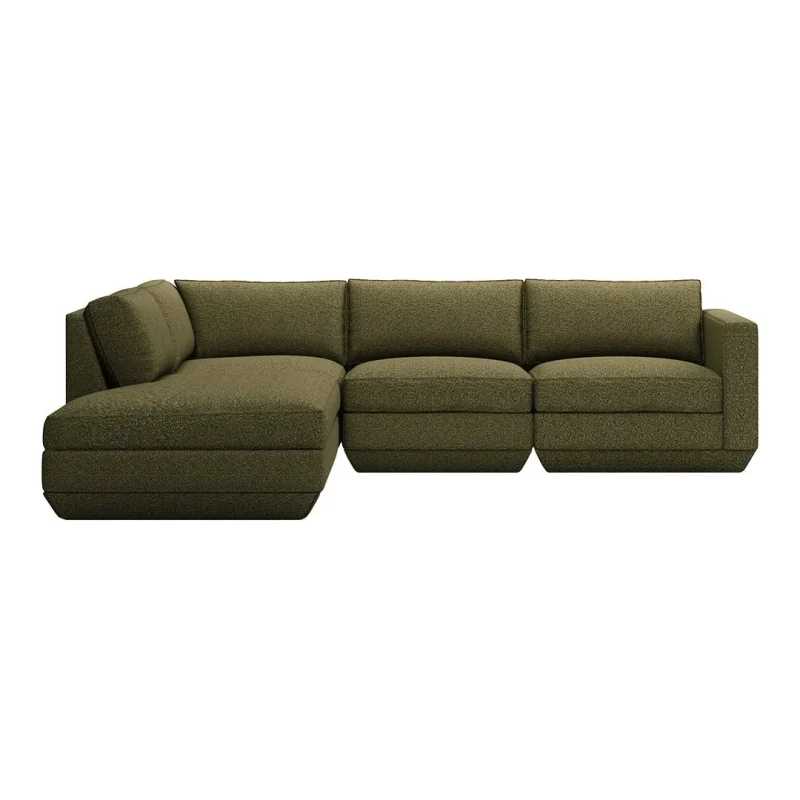 4 piece sectional sofa lounge a frame modern design