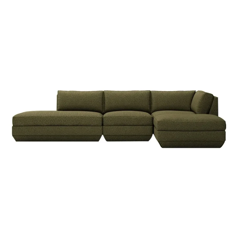 4pc lounge b sectional sofa