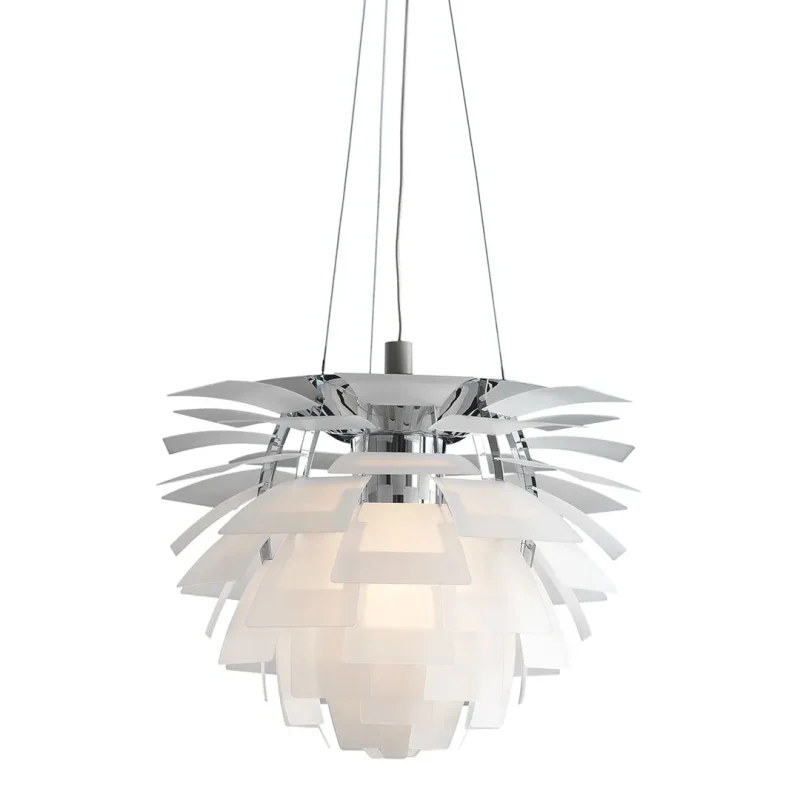 artichoke glass pendant lighting