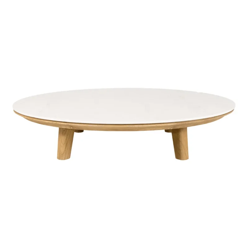 aspect round outdoor coffee table