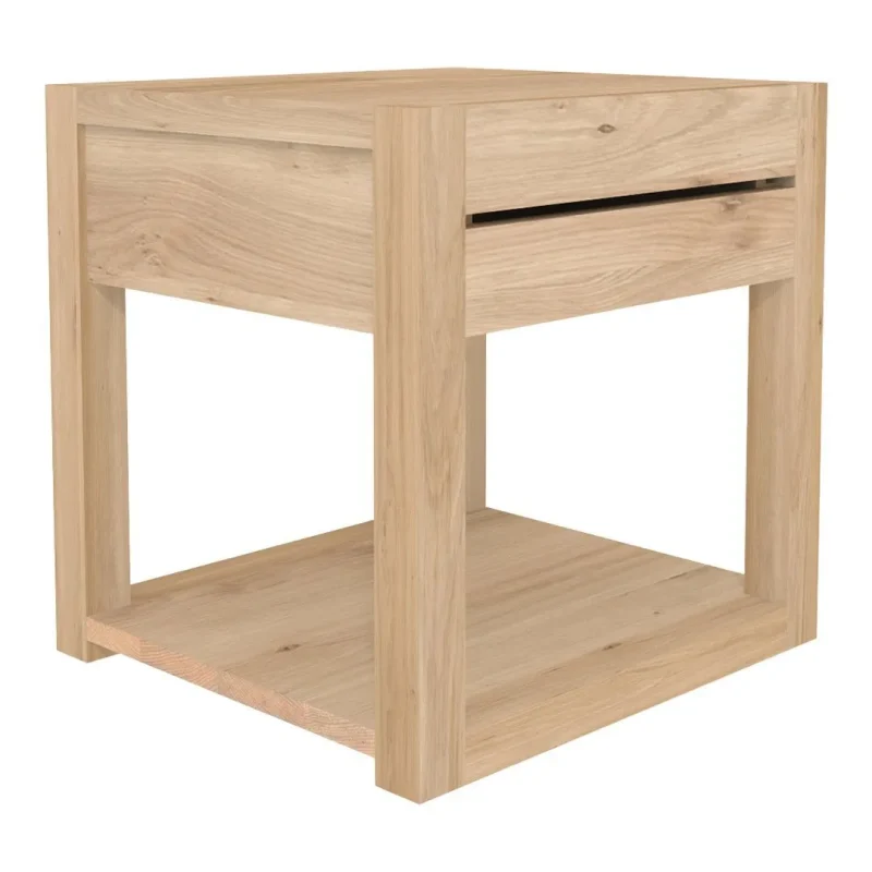 azur modern bedside table with drawer compact storage solution