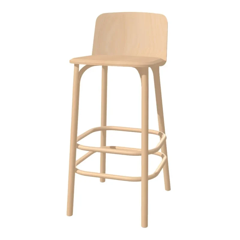 beech frame split bar counter stool