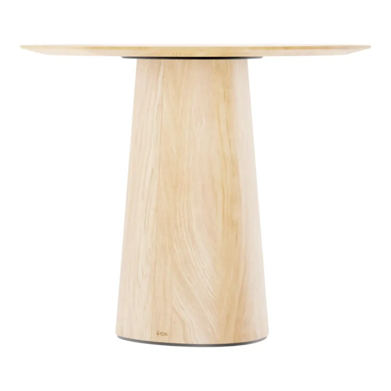 beech round caf table p o v collection