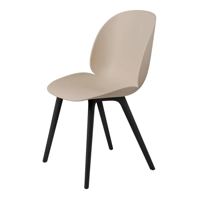 black plastic beetle dining chair modern durable