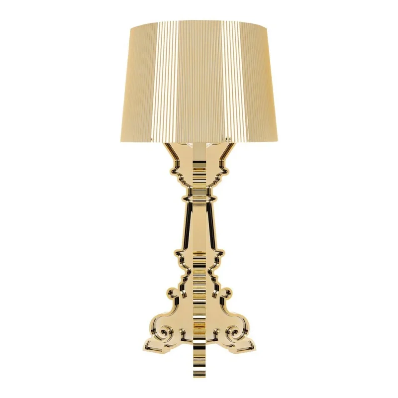 bourgie table lamp stylish chrome finish