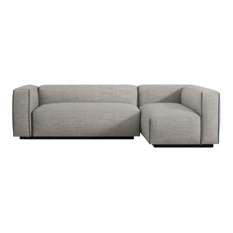 cleon compact sectional sofa minimalist living room solution