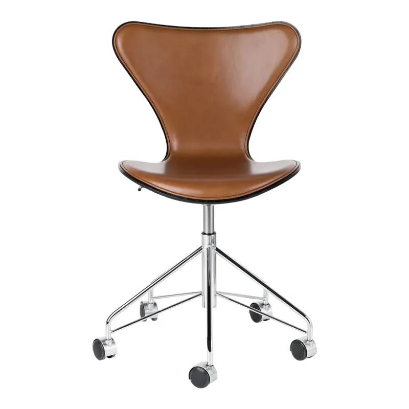 colored ash series 7 swivel chair with front upholstery