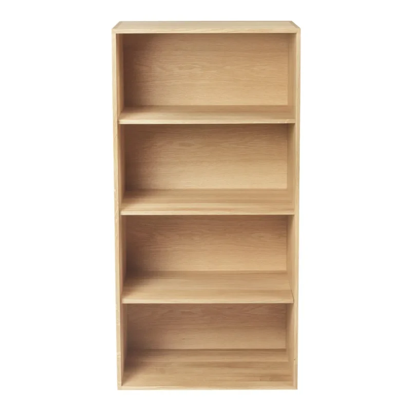 compact 2 shelf deep bookcase fk631120