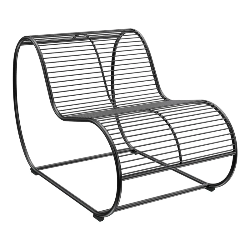 compact loop lounge chair comfort style