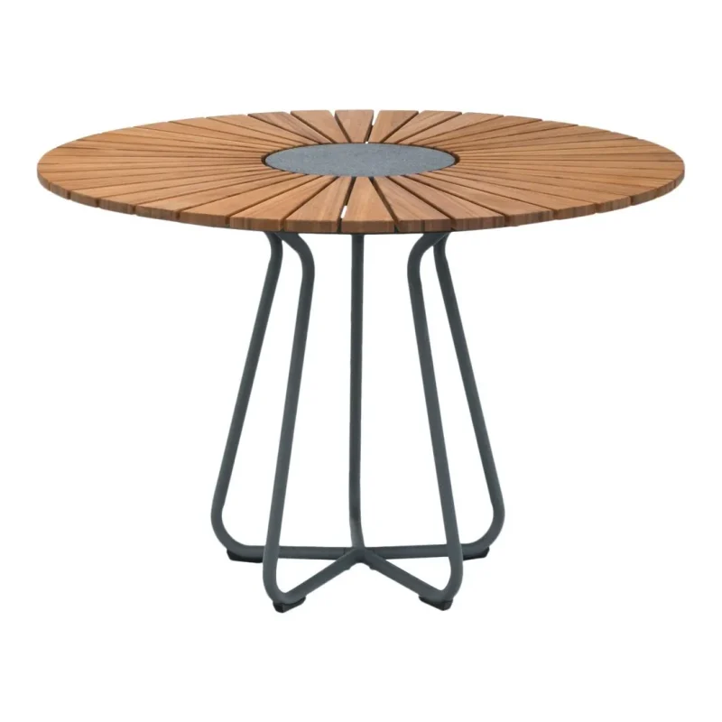 compact outdoor round table for patios gardens