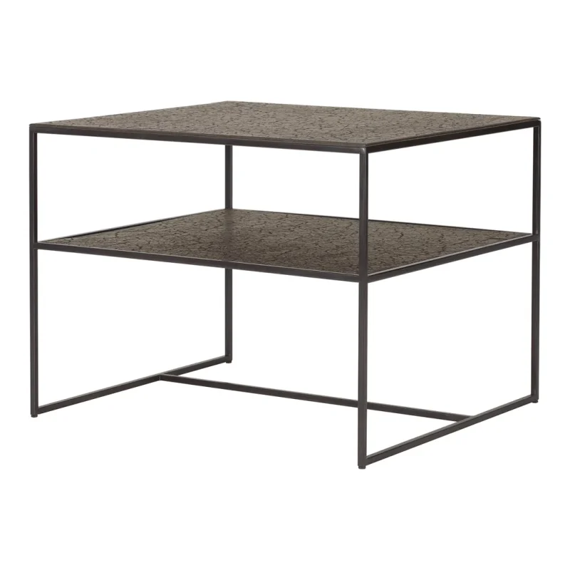 compact pentagon side table space saving design