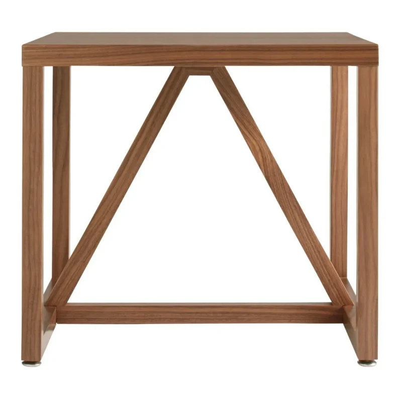 eco friendly strut wood side table unique home decor