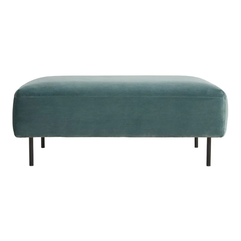 elegant ottoman with collar design free returns