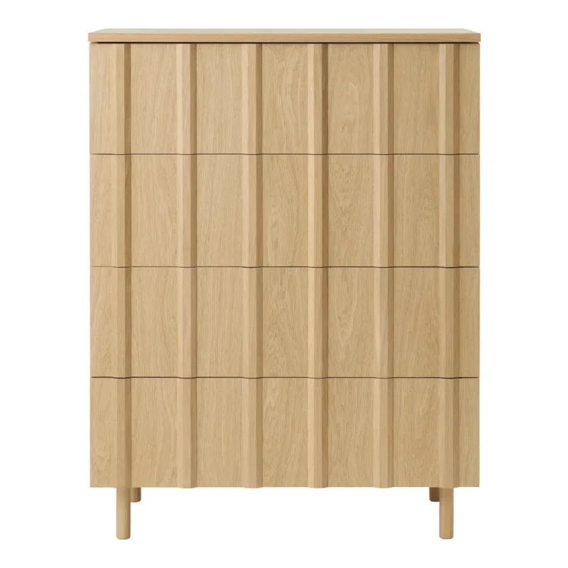 elegant ribbed dresser high quality storage solution