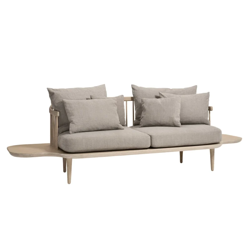 fly sc3 2 seater sofa with side tables quick return