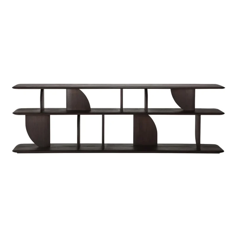 geometric modern console table