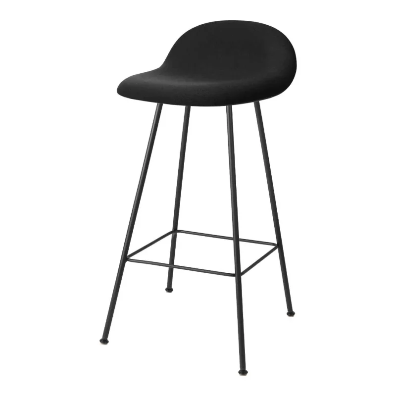 gubi 3d counter stool upholstered front center base