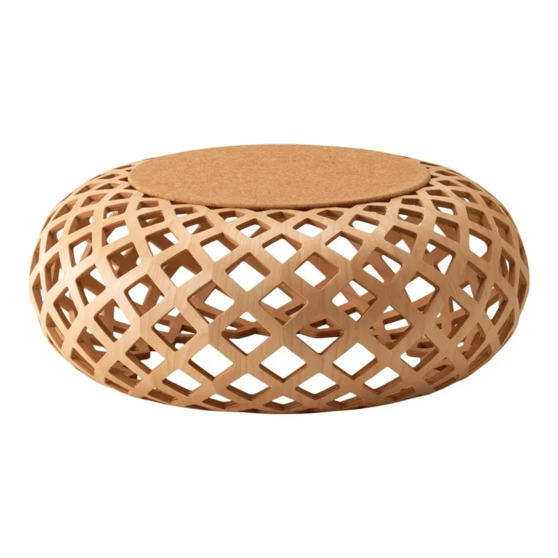 kina cork top ottoman modern foot stool