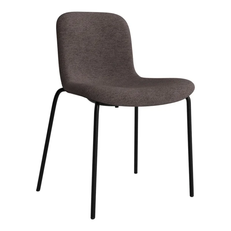 langue steel upholstered dining chair soft seat