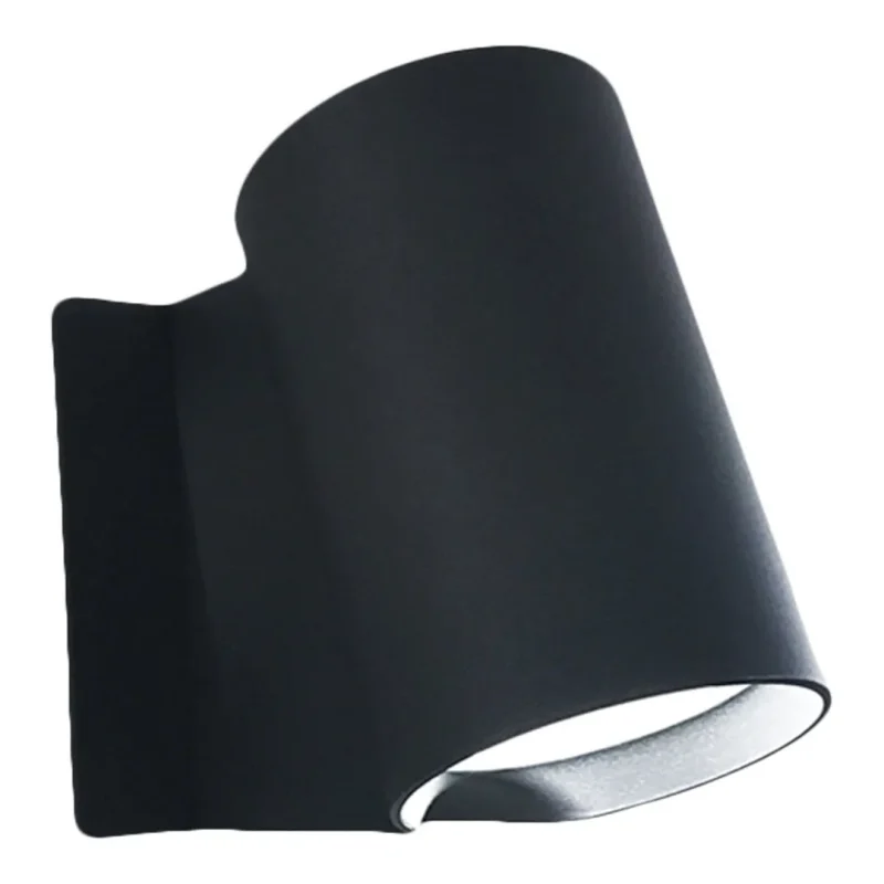 led oblique outdoor wall light