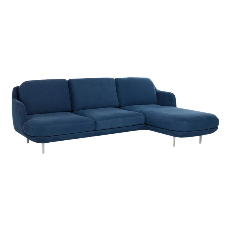 lune 3 seater sofa with chaise returnable