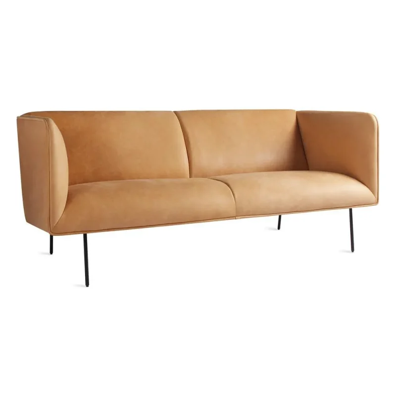 luxury leather studio sofa dandy 70