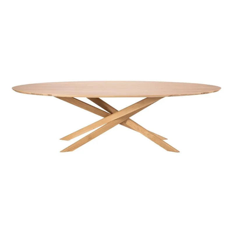 mikado oval dining table