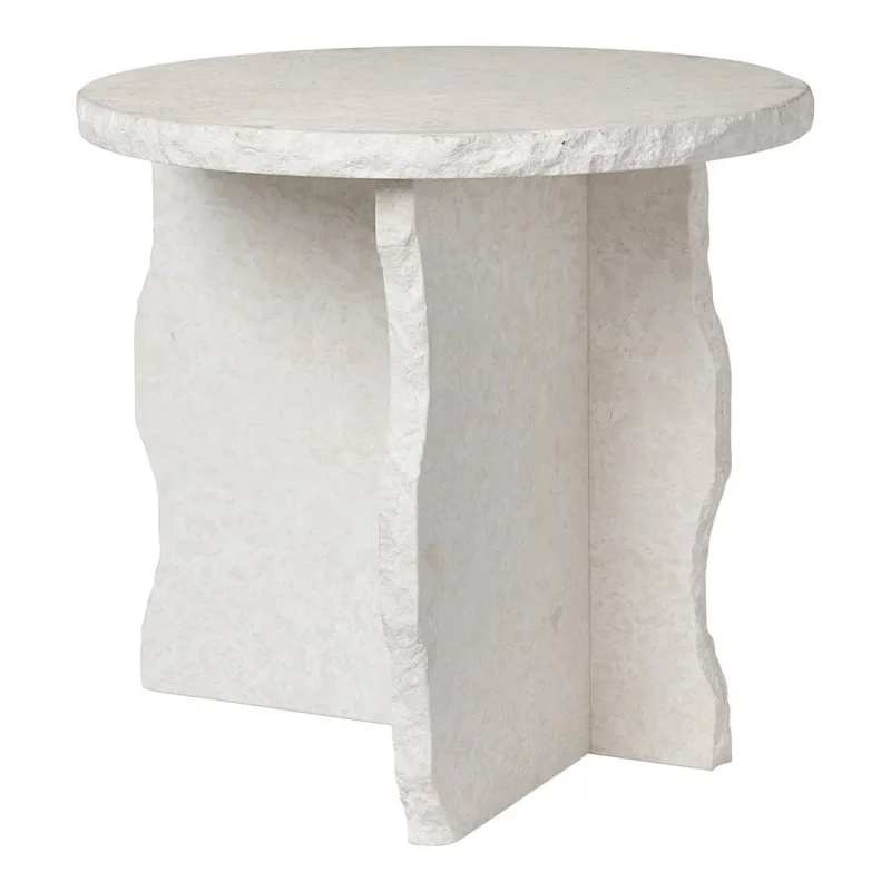 mineral sculptural table artistic home accent