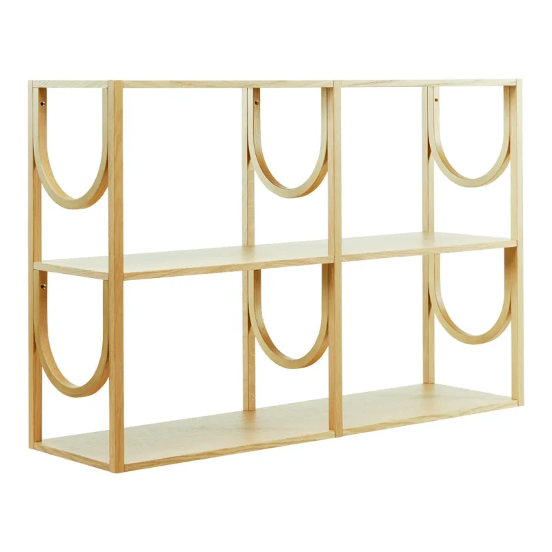 modern arch shelving system space saving storage solution