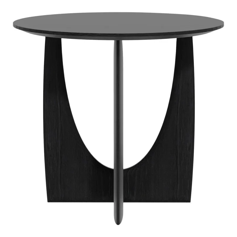 modern geometric side table