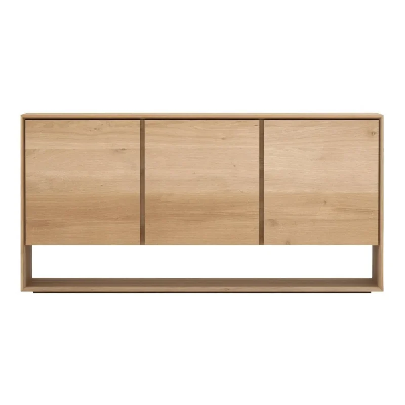 modern nordic sideboard with 3 doors easy return option