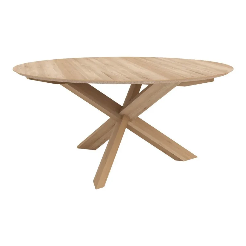 modern round dining table easy return policy