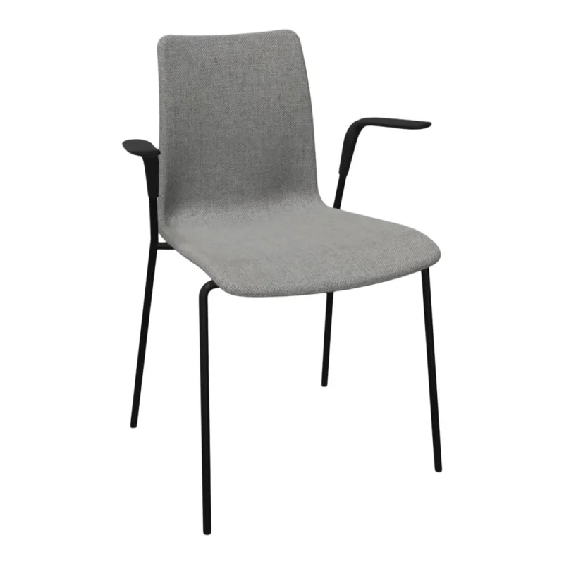 modern upholstered mood armchair 4 leg design