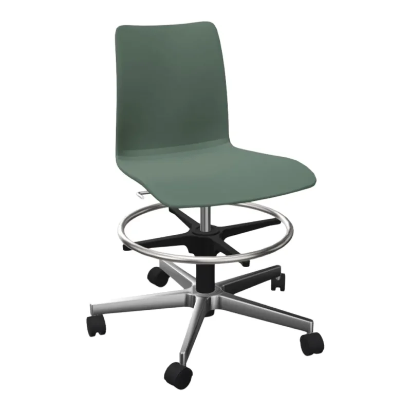 mood learn conference chair 5 star base castors footrest