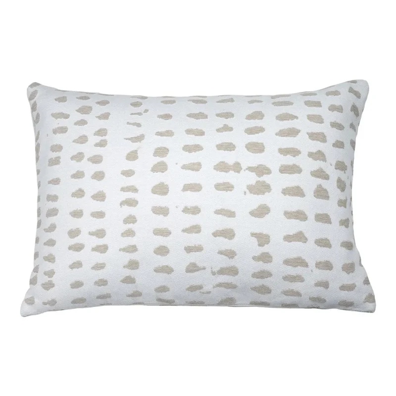 mystic ink dots outdoor lumbar pillow