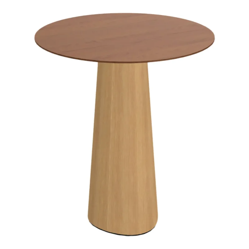 oak round bar table p o v