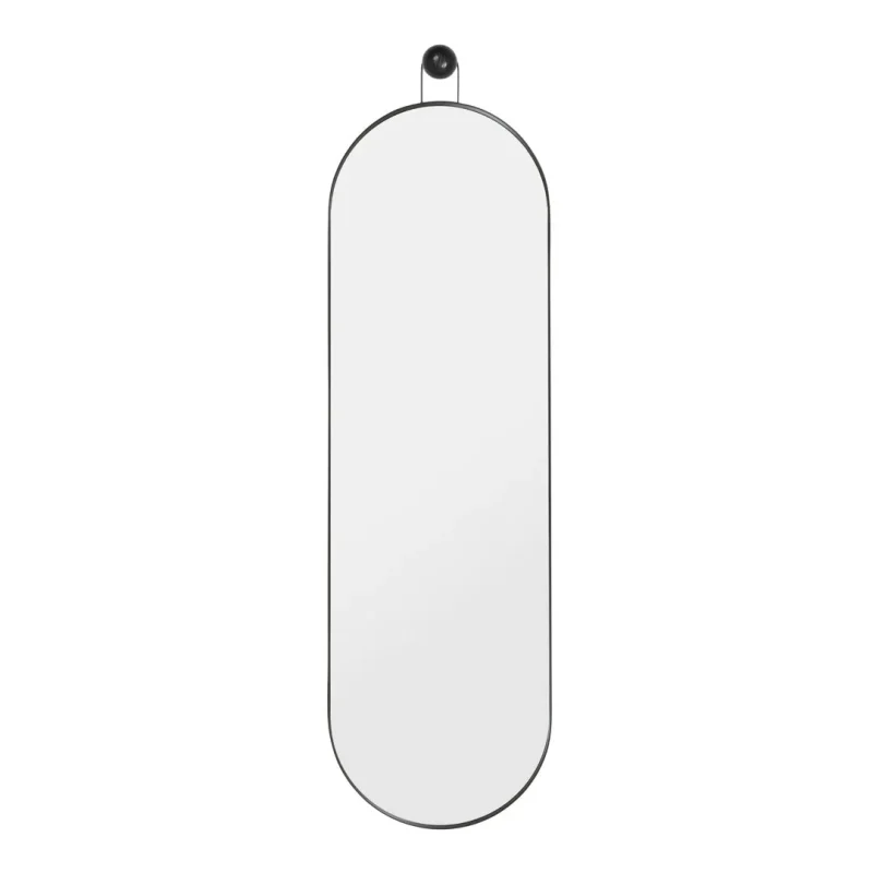 poise oval wall mirror stylish home decor