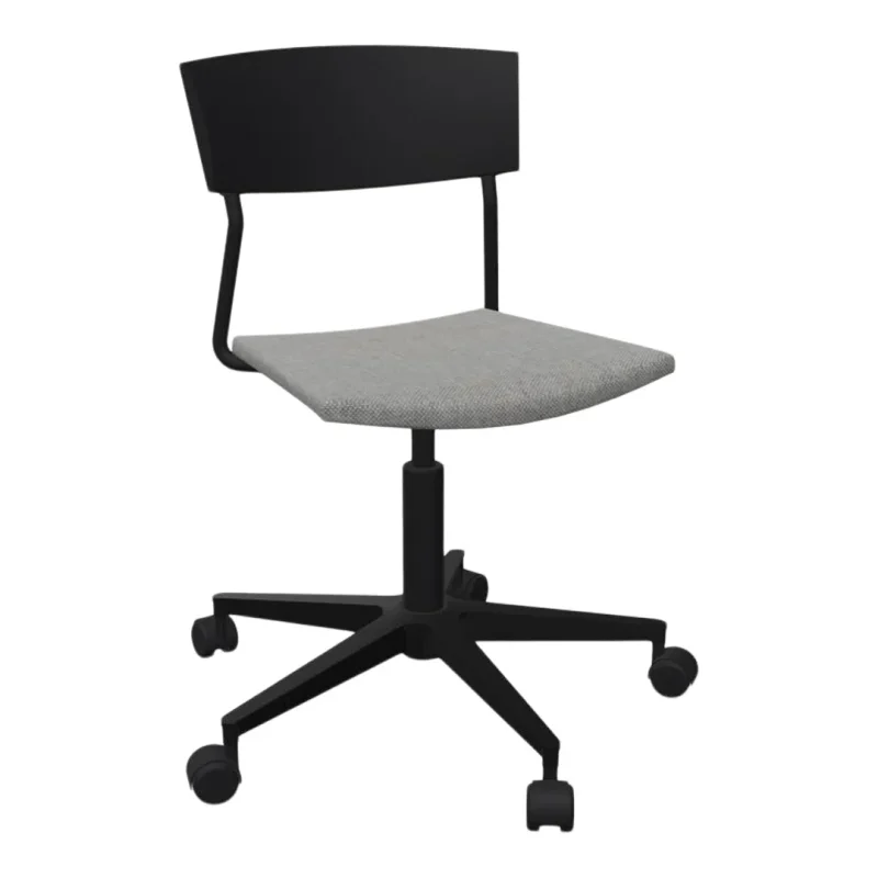 pure x upholstered conference chair 5 star base w casters