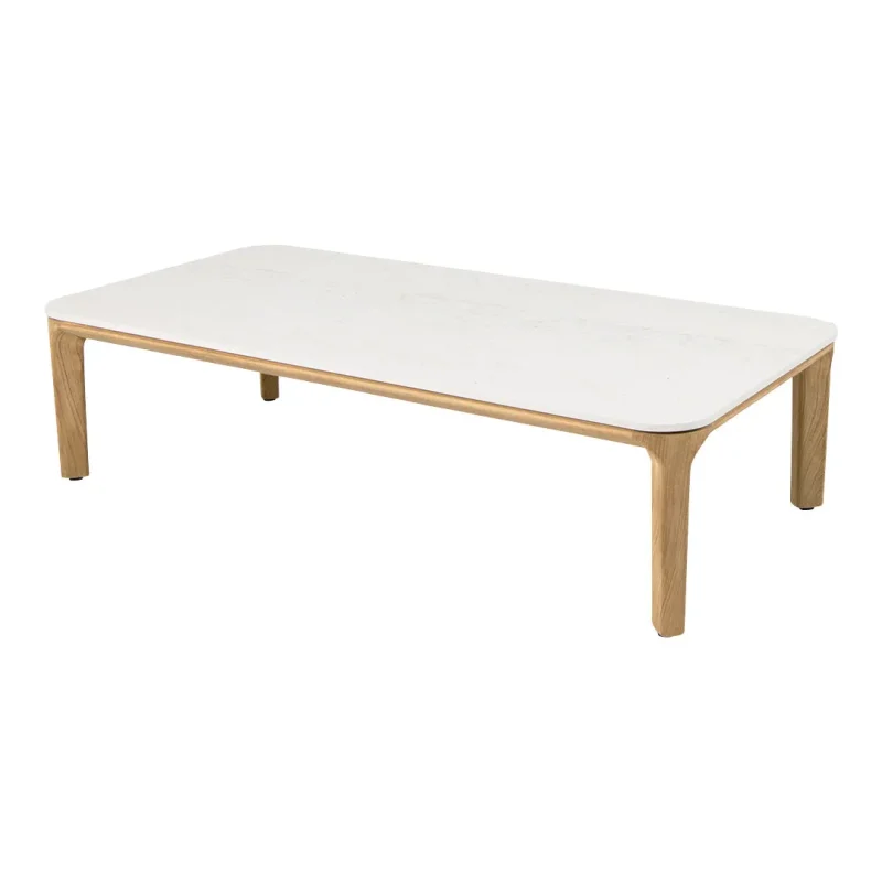 rectangular outdoor coffee table by aspect