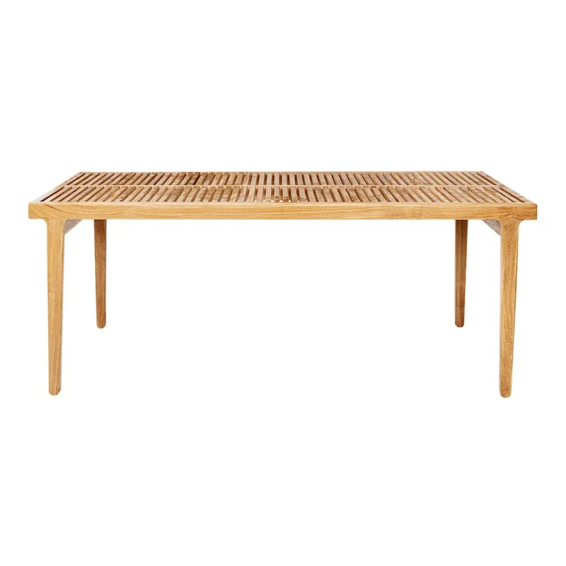 rectangular outdoor dining table