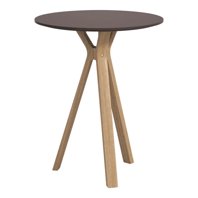 round bar height table space saving design