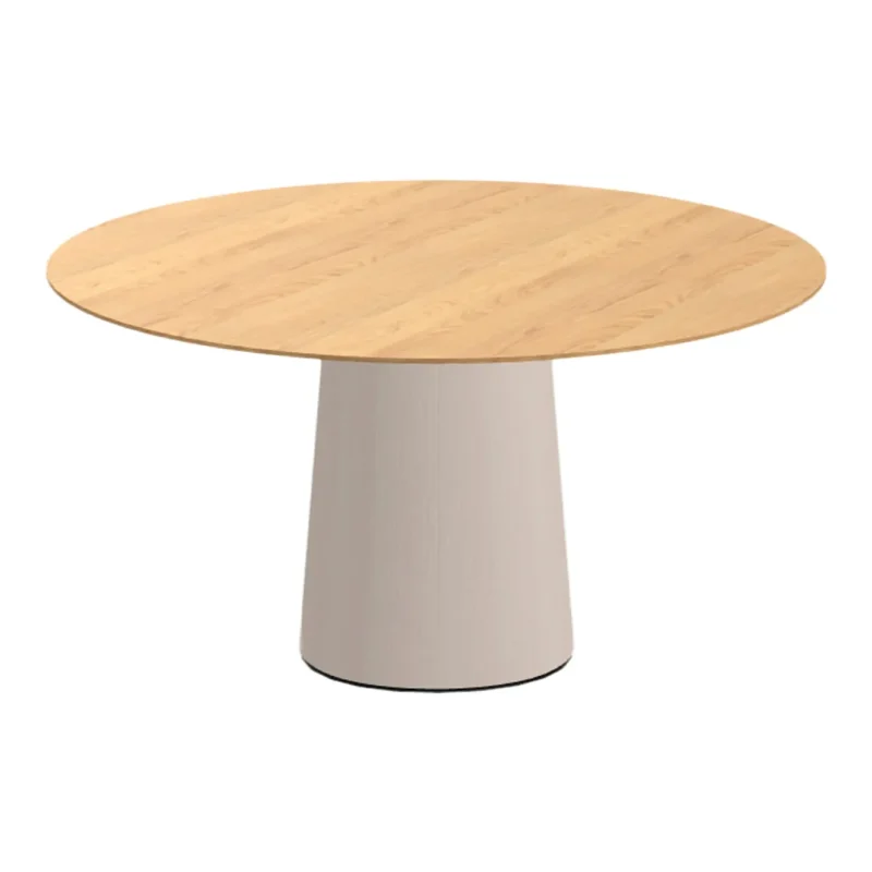 round oak dining table