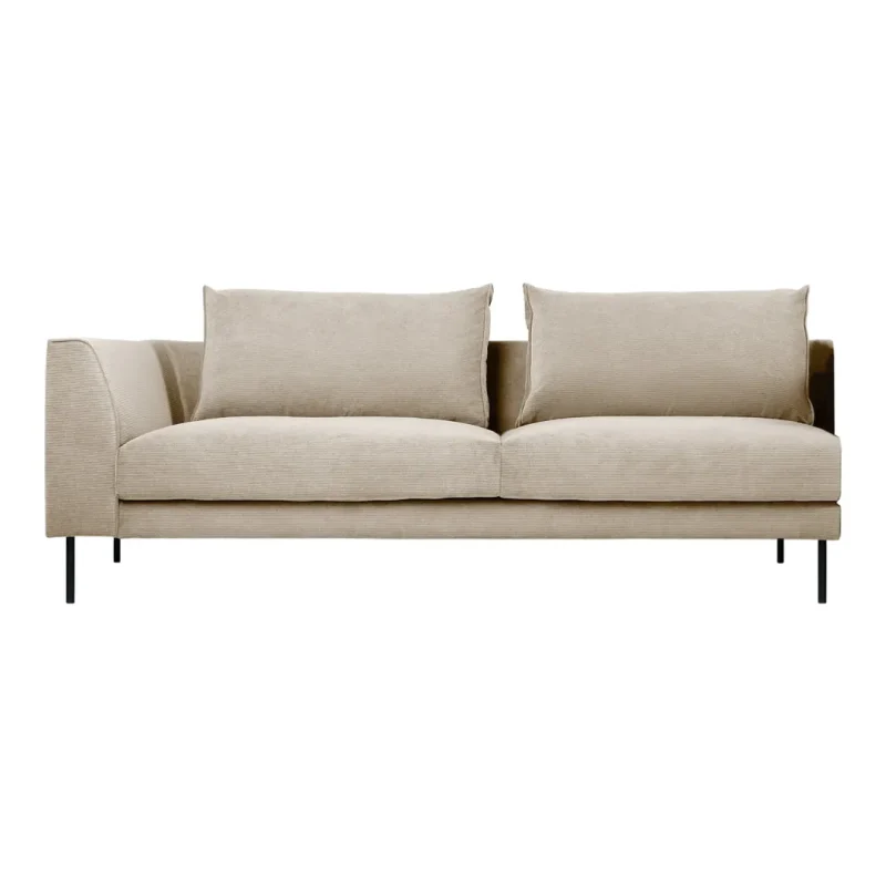 seamless semi modular sofa w left arm modern style ideal for living spaces