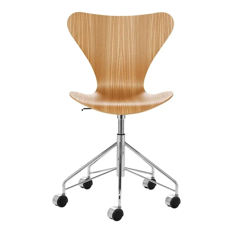 series 7 swivel chair 3117 clear lacquer finish