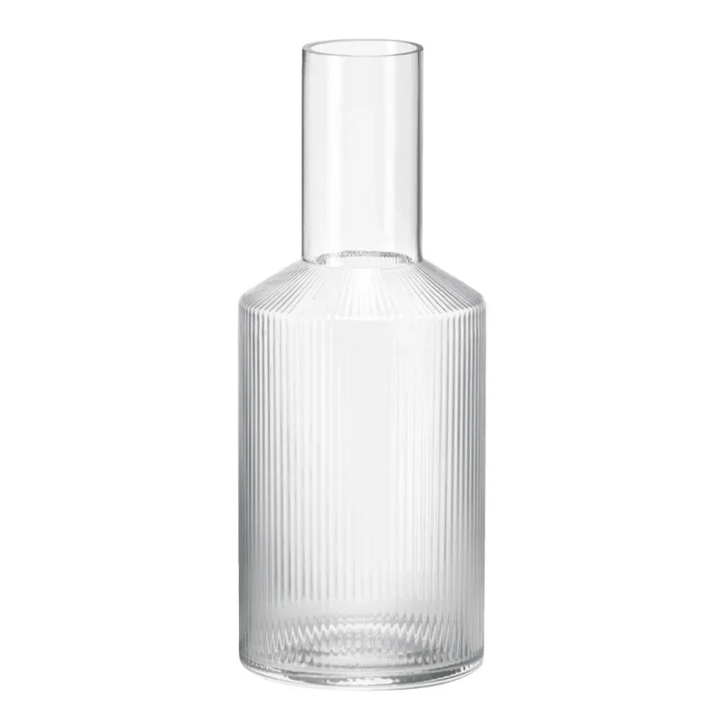 stainless steel ripple carafe elegant water jug for home or office