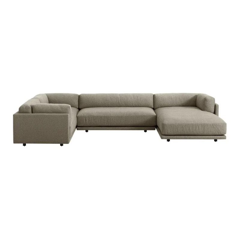 sunday l sectional sofa with right arm chaise easy returns