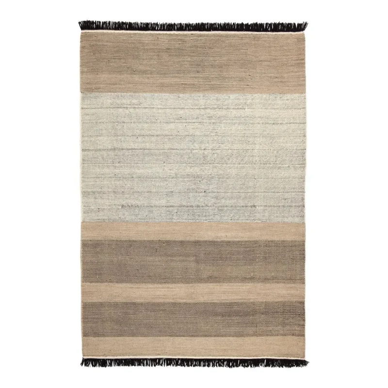 tres stripes rug stylish home decor